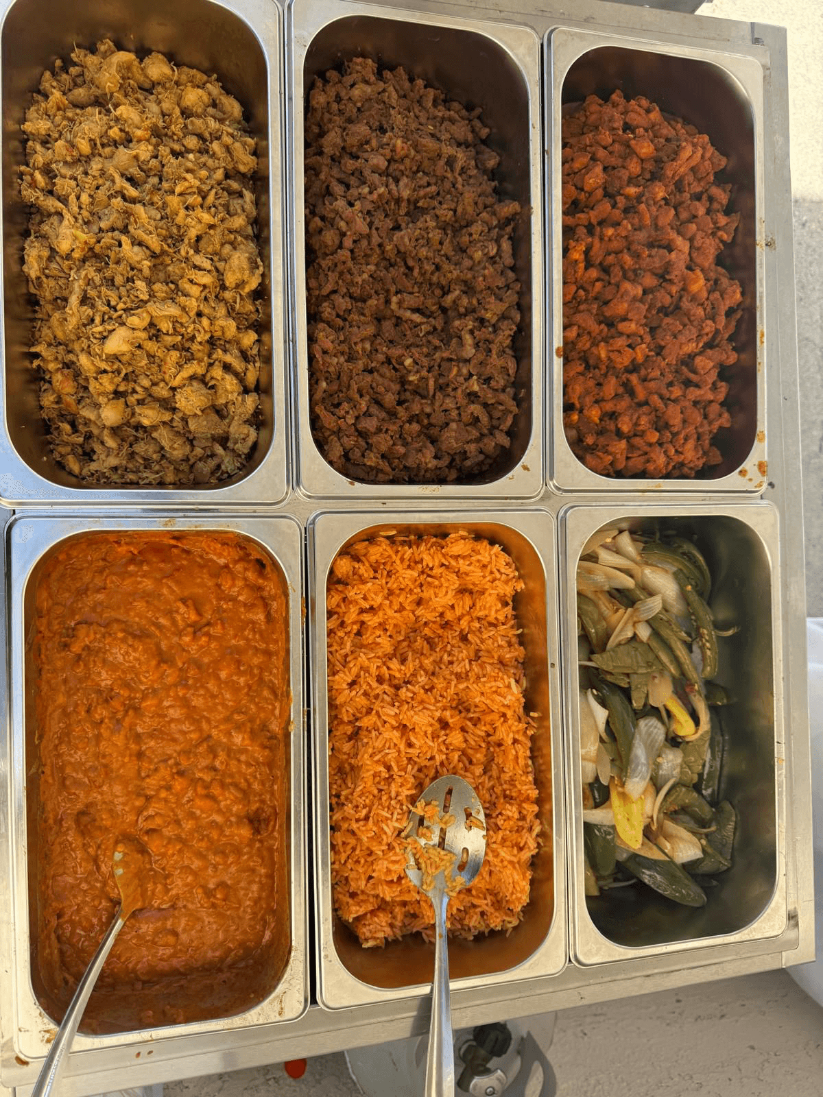 Menú de tacos mexicanos de Tacos El Tío Tony