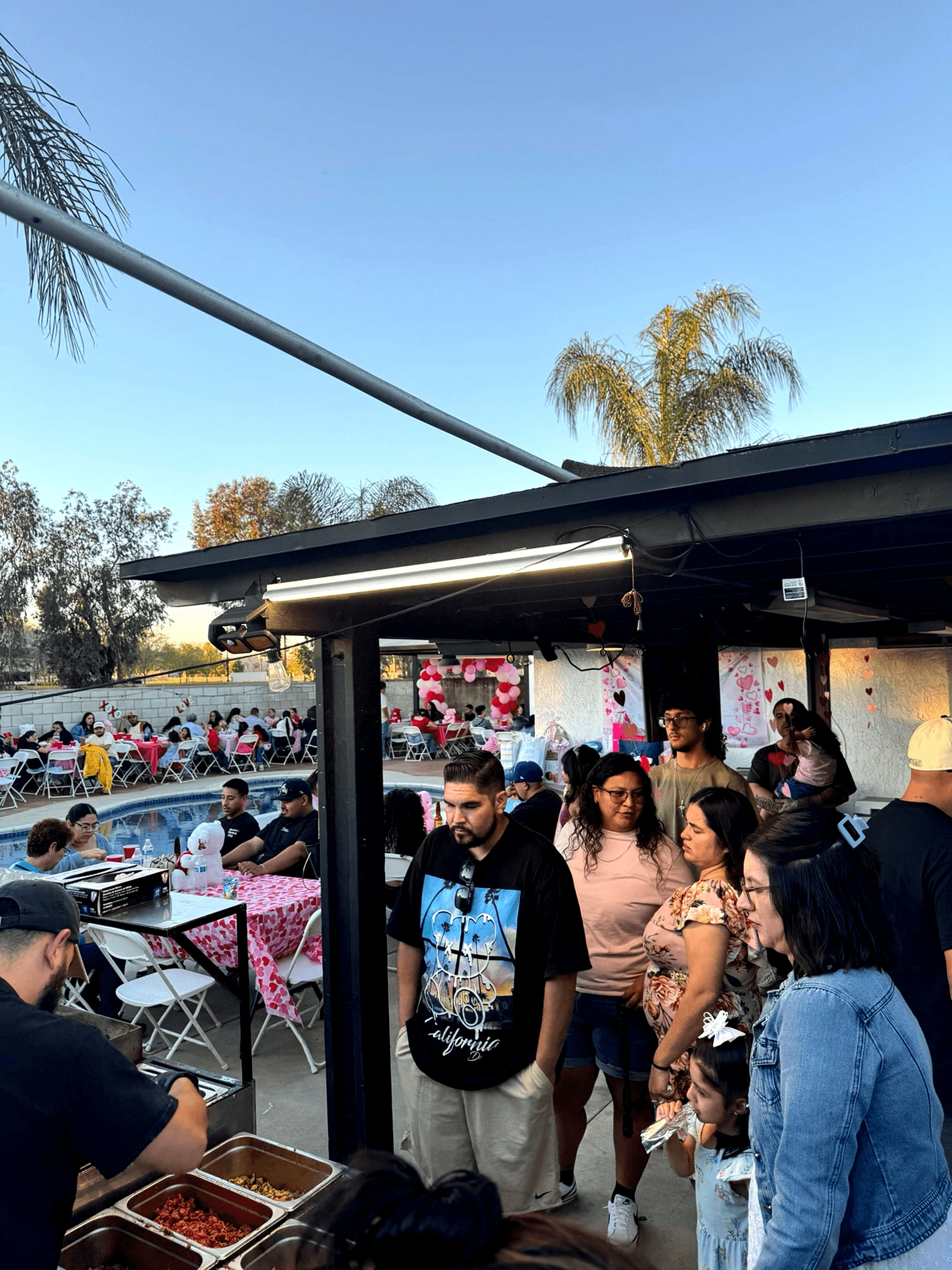 Taquiza en evento con Tacos El Tío Tony