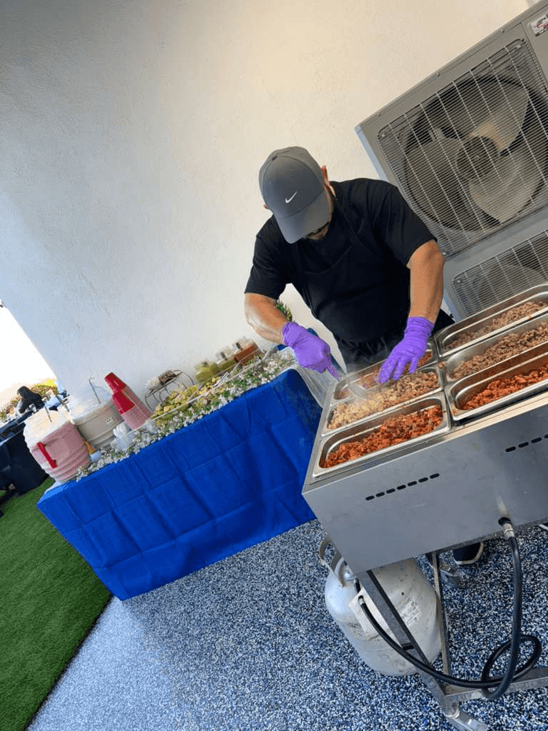 Carnes y tacos preparados para eventos por Tacos El Tío Tony